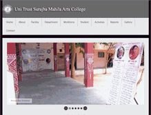 Tablet Screenshot of mahilaarts.org